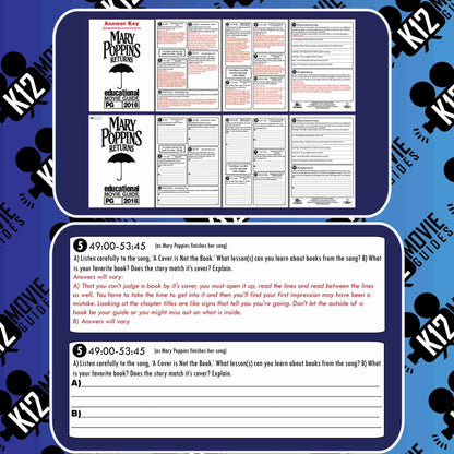 Mary Poppins Returns Movie Guide | Questions | Worksheet (PG - 2018) Free Sample
