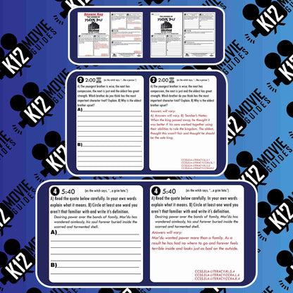 The Legend of Mor'du Pixar Short Video Guide | Worksheet | Questions (2012) Sample