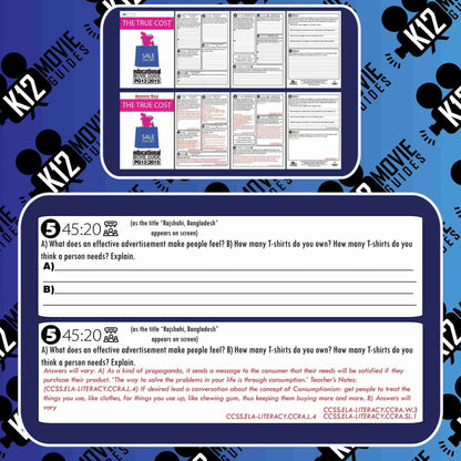 The True Cost Documentary Movie Guide | Questions | Google Forms (PG13 - 2015) Free Sample