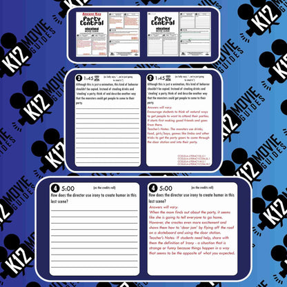 Party Central Pixar Short Video Guide | Questions | Worksheet (PG - 2014) Sample