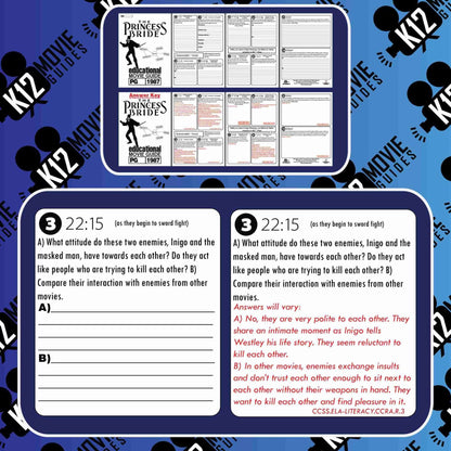 The Princess Bride Movie Guide | Questions | Worksheet | Google Form (PG - 1987) Free Sample
