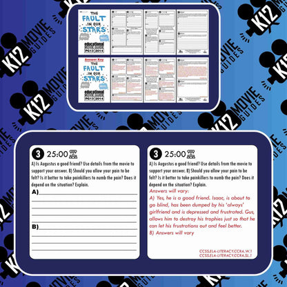 The Fault in Our Stars Movie Guide | Questions | Worksheet (PG13 - 2014) Sample