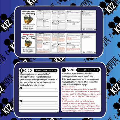 The Rosa Parks Story Movie Guide | Questions | Worksheet (TV - 2002) Sample