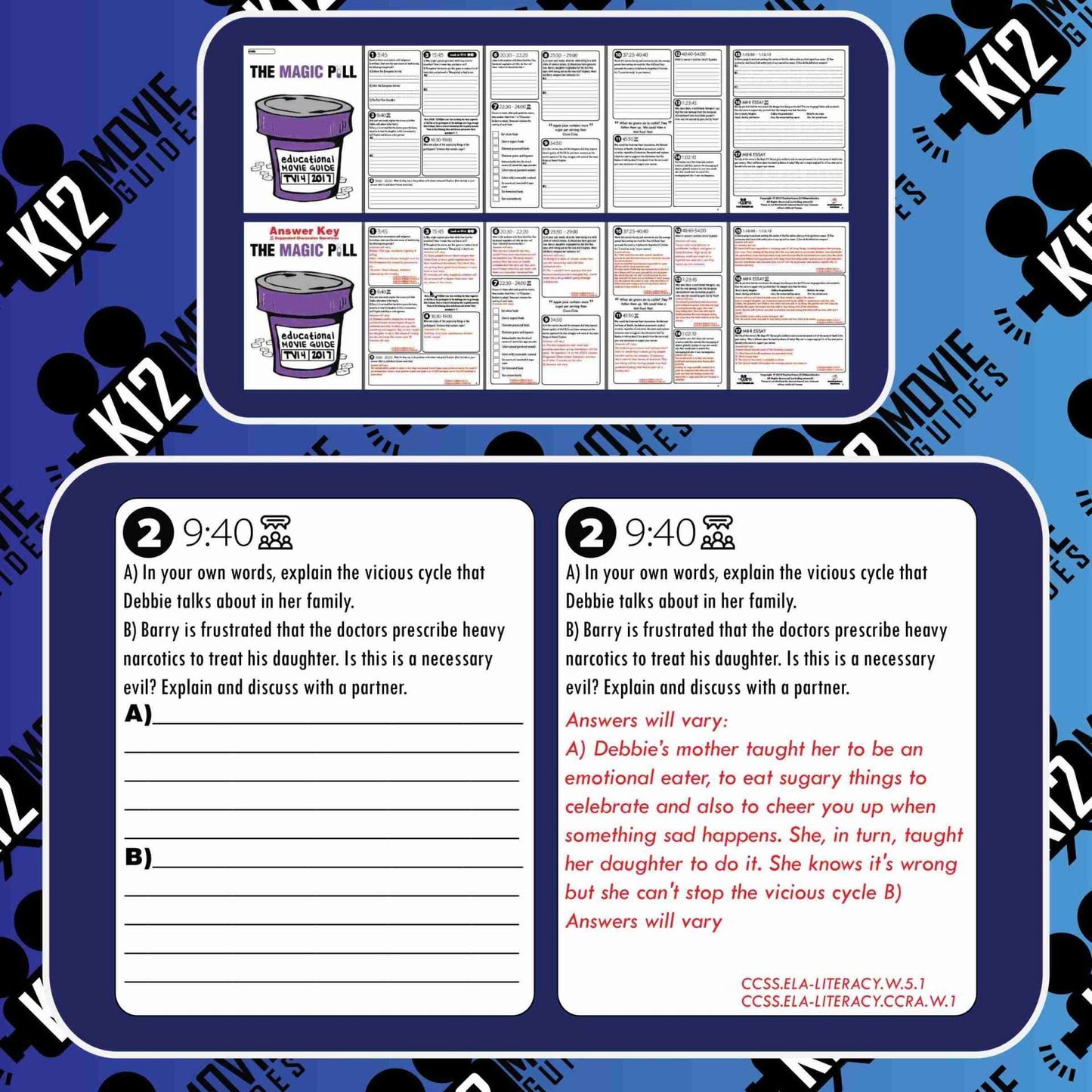 The Magic Pill Movie Guide | Questions | Worksheet (TV14 - 2017) Free Sample