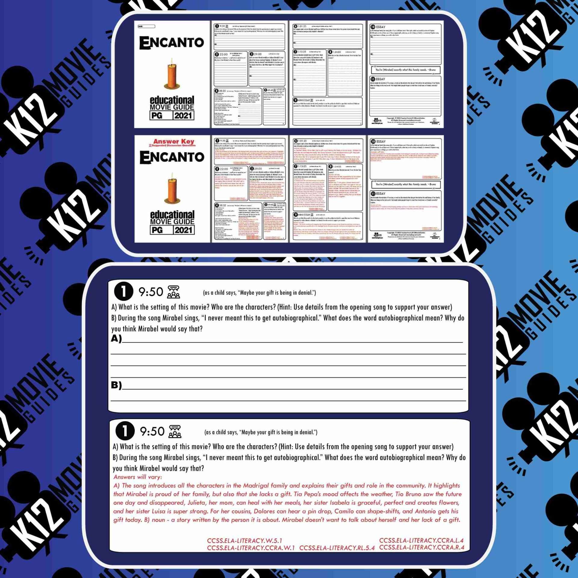 Encanto Movie Guide Sample