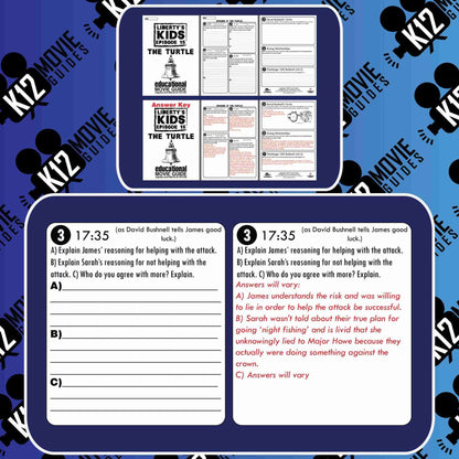 Liberty's Kids | The Turtle Episode 15 (E15) - Movie Guide | Worksheet | Free Sample