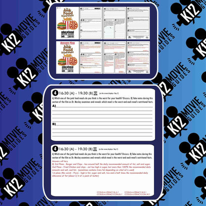 The Junk Food Experiment Documentary Movie Guide | Questions | Worksheet (NR - 2019) Free Sample