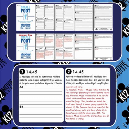 Smallfoot Movie Guide | Questions | Worksheet (PG - 2018) Sample