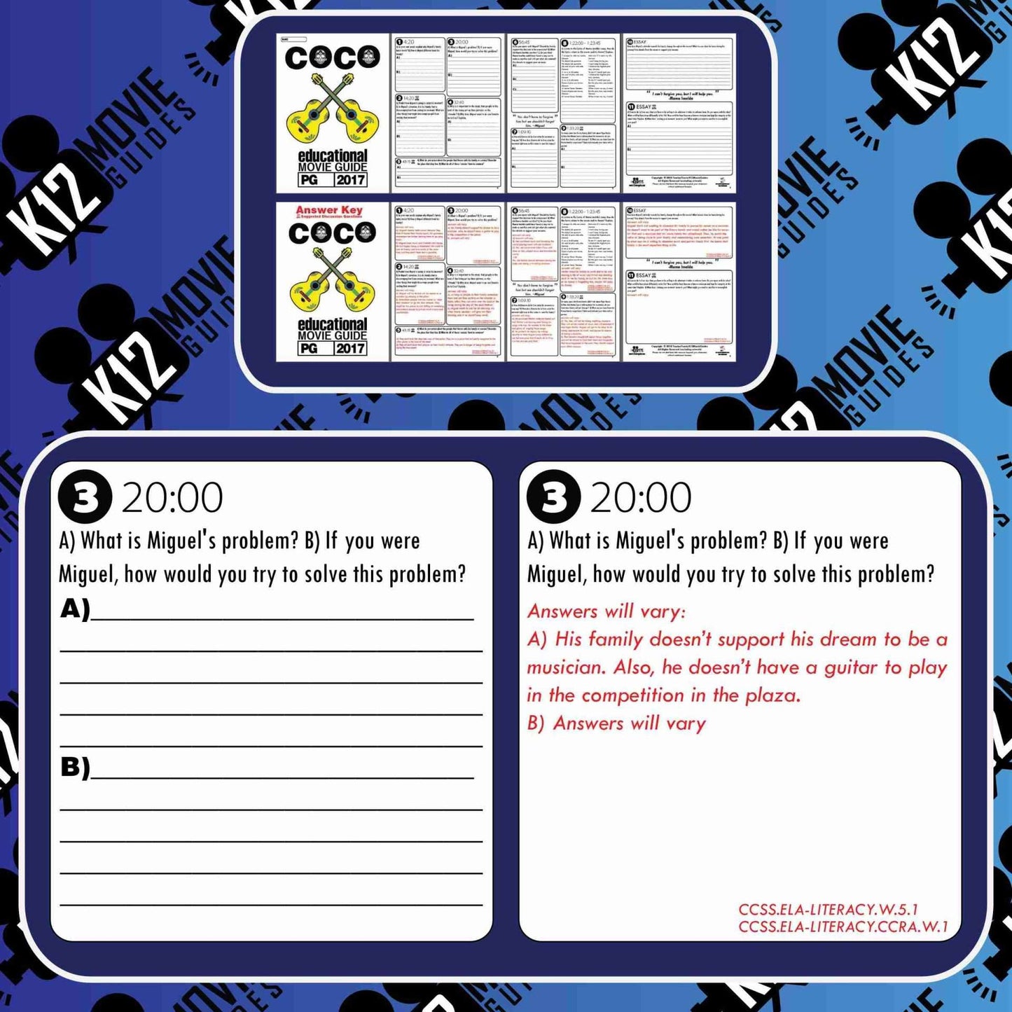 Coco Movie Guide | Questions | Google Forms (PG - 2017) | The Day of the Dead Free Sample