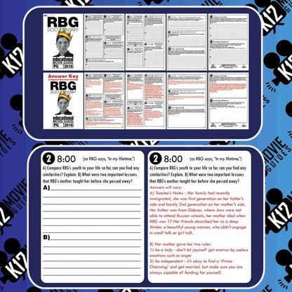 RBG - Ruth Bader Ginsburg Documentary Movie Guide | Worksheet (PG - 2018) Free Sample