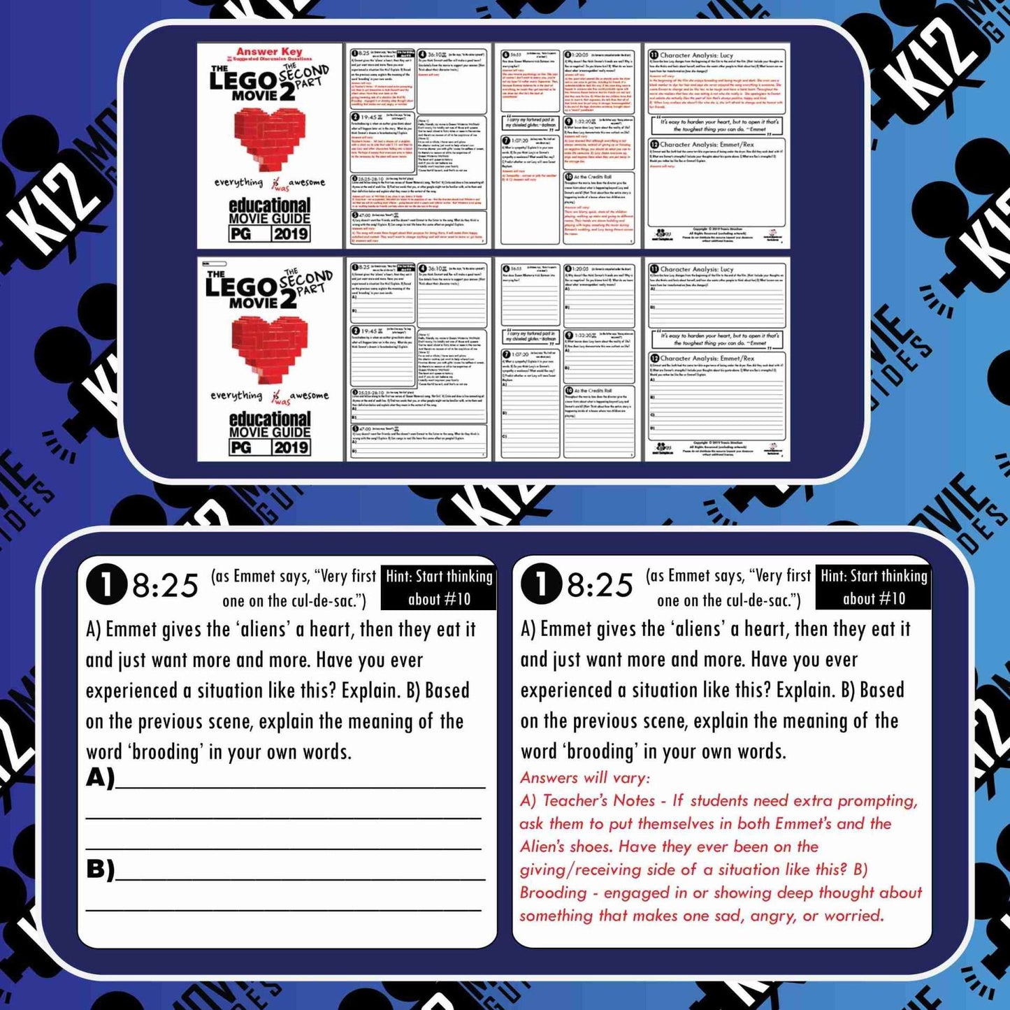 The Lego Movie 2: The Second Part - Guide | Questions | Worksheet (PG - 2019) Free Sample