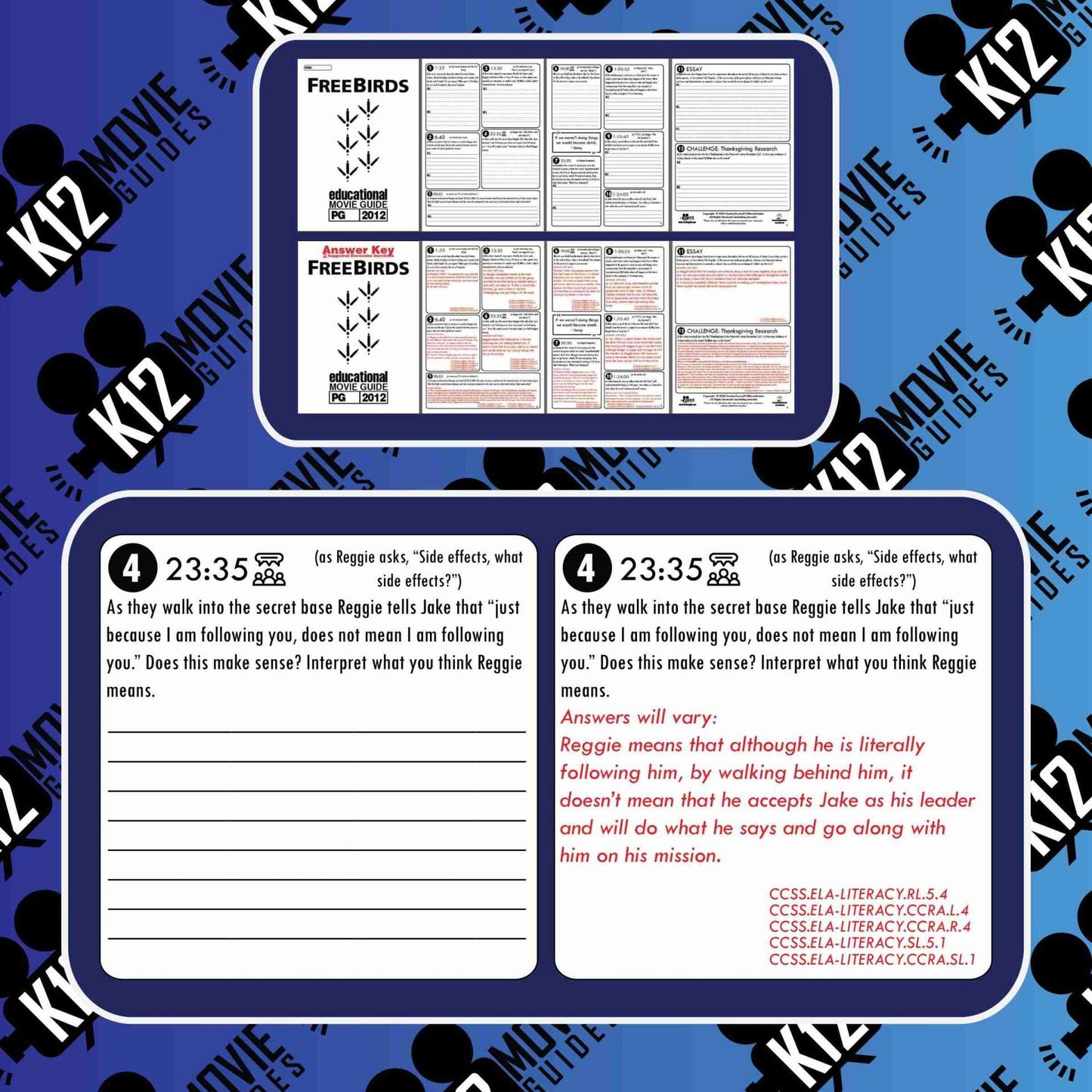 Free Birds Movie Guide | Questions | Worksheet | Google Forms (PG - 2013) Free Sample