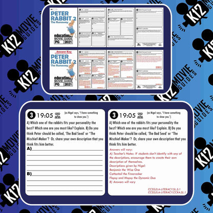 Peter Rabbit 2: The Runaway Movie Guide | Worksheet | Questions (PG - 2021) Sample