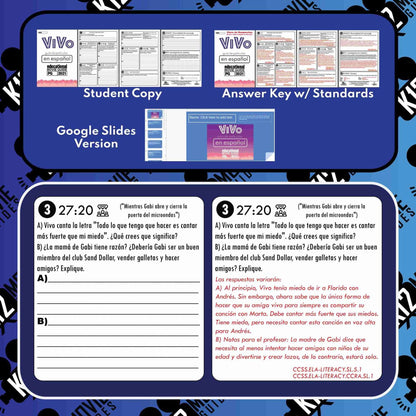 Vivo Movie Guide in Spanish | Español | Google Slides (PG - 2021) Sample