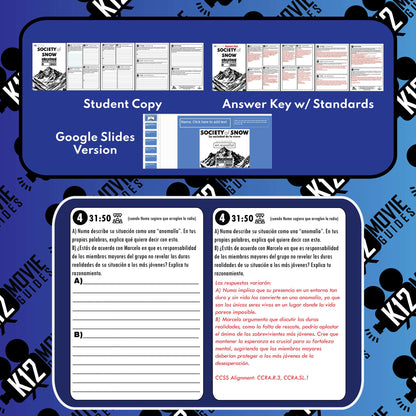 Society of Snow (R - 2023) Movie Guide in Spanish Sample