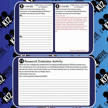Harriet Movie Guide | Questions | Worksheet (PG13 - 2019) Free Sample