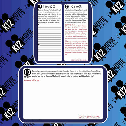 Lion Movie Guide | Questions | Worksheet (PG13 - 2016) Free Sample