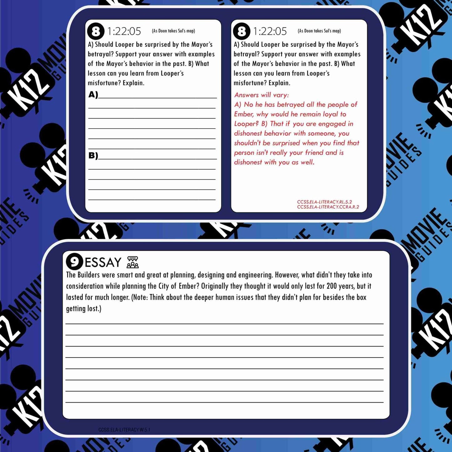 City of Ember Movie Guide | Questions | Worksheet | Google Form (PG - 2008) Free Sample