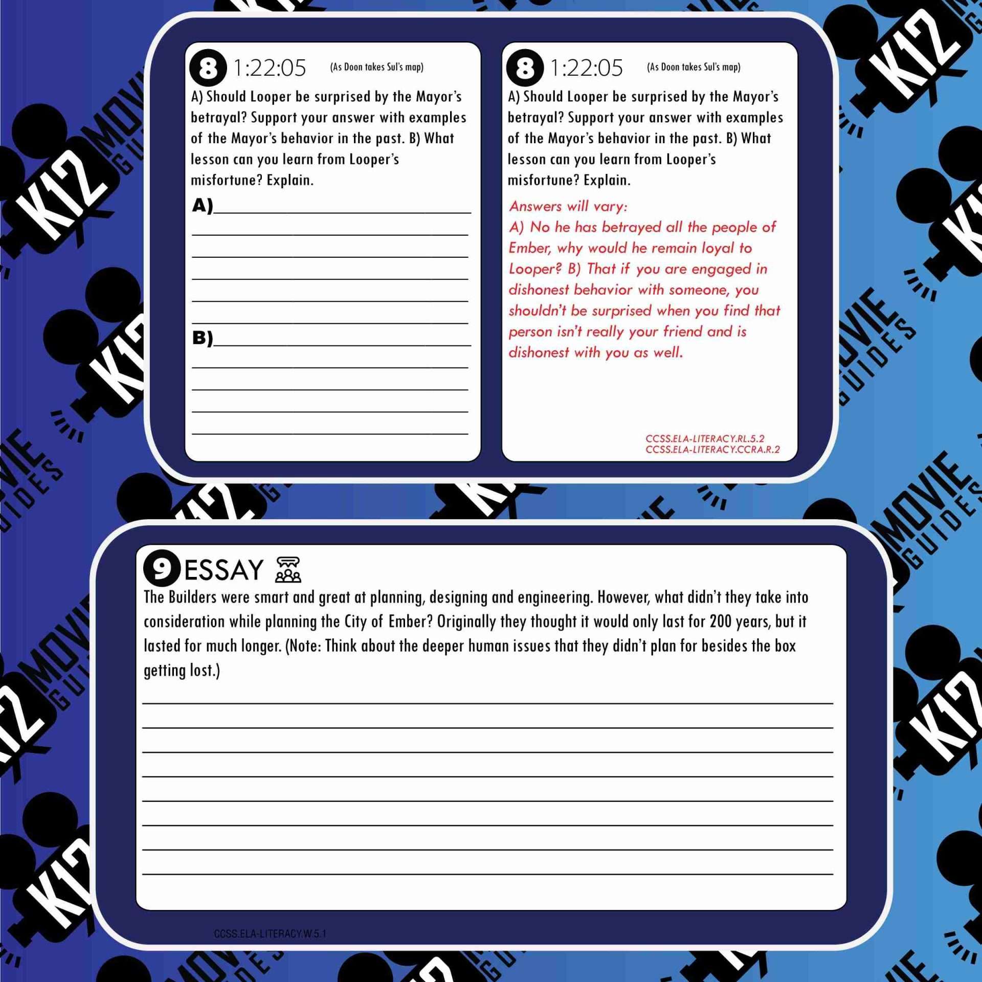 City of Ember Movie Guide | Questions | Worksheet | Google Form (PG - 2008) Free Sample
