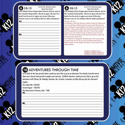 Mr. Peabody & Sherman Movie Guide | Worksheet | Questions | Google Slides (PG - 2014) Sample