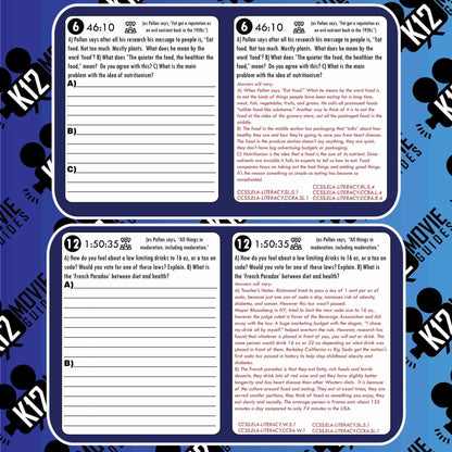 In Defense of Food Documentary Movie Guide | Worksheet | Questions (TV - 2015) Sample