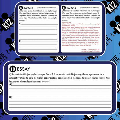 O Brother, Where Art Thou? Movie Guide | Worksheet | Questions (PG13 - 2000) Sample