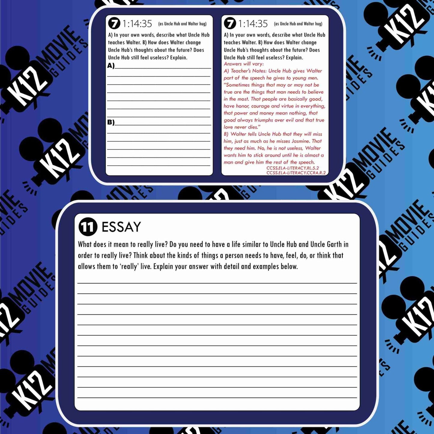 Secondhand Lions Movie Guide | Worksheet | Questions | Google Forms (PG - 2003) Sample