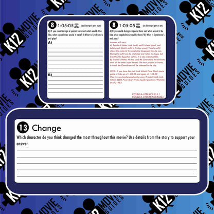 The Incredibles Movie Guide | Worksheet | Questions | Google (PG - 2004) Sample