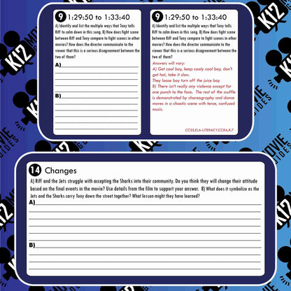 West Side Story Movie Guide | Worksheet | Questions | Google Slides (PG13 - 2021) Sample