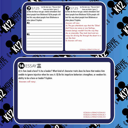 The Grapes of Wrath Movie Guide | Questions | Worksheet | Google Form (1940) Free Sample