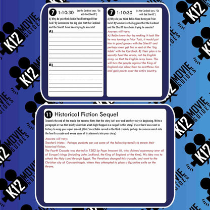 Robin Hood Movie Guide | Questions | Worksheet (PG13 - 2018) Free Sample