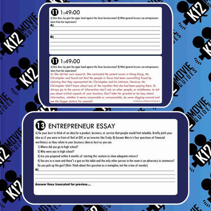 Joy Movie Guide | Questions | Worksheet | Google Form (PG13 - 2015) Sample