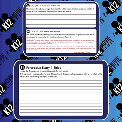 Under the Same Moon Movie Guide | Worksheet | Questions (PG13 - 2007) Sample
