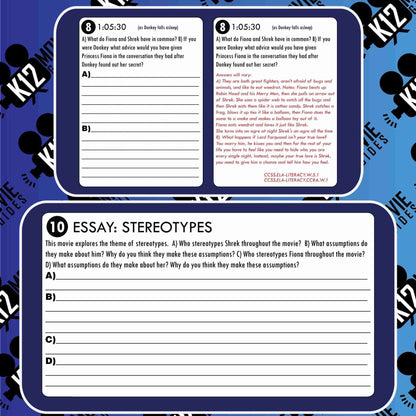 Shrek Movie Guide | Worksheet | Questions | Stereotypes | Friendship (PG - 2001) Sample