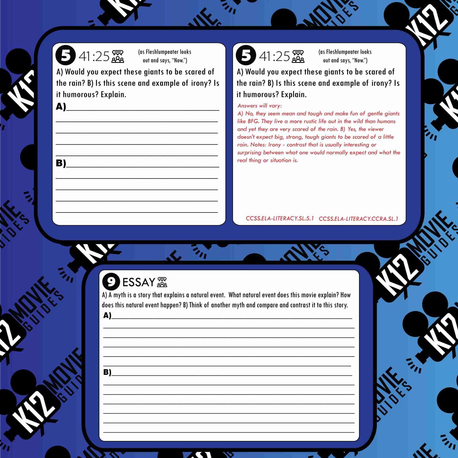 The BFG Movie Guide | Questions | Worksheet | Google Slides (PG - 2016) Sample