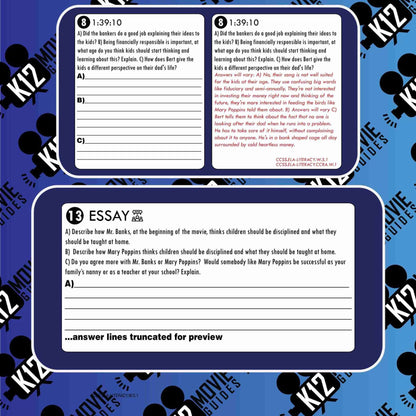 Mary Poppins Movie Guide | Questions | Worksheet | Google Forms (G - 1964) Free Sample