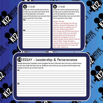 The Tuskegee Airmen Movie Guide | Questions | Worksheet (PG13 - 1995) Sample