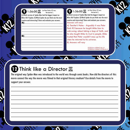 Spider-Man: Into the Spider-Verse Movie Guide | Worksheet (PG - 2018) Free Sample