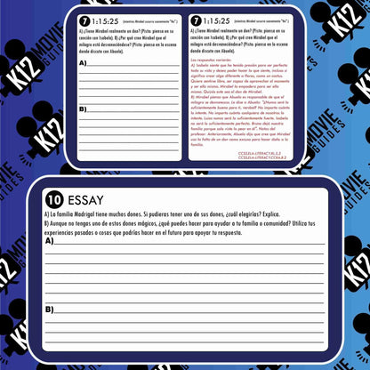 Encanto Movie Guide in Spanish | Español | Worksheet | Questions (PG - 2021) Sample