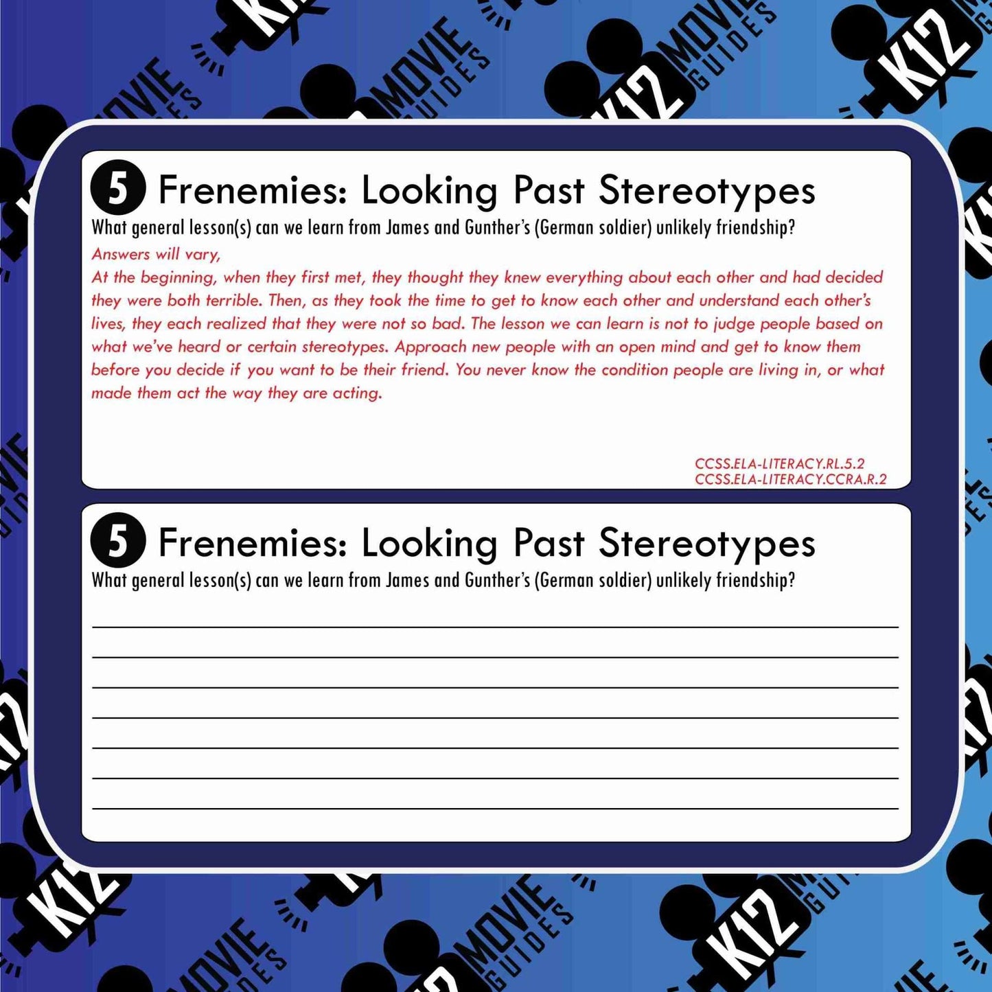 Liberty's Kids | The Hessians are Coming Episode (E23) - Movie Guide | Worksheet Free Sample