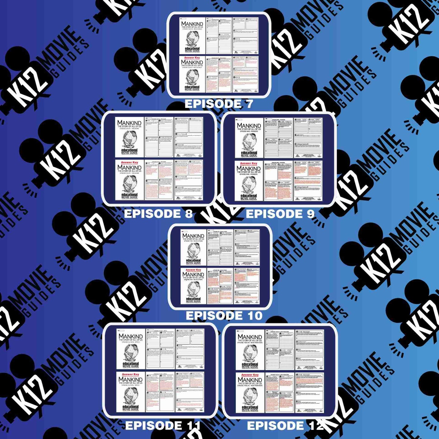 Mankind the Story of All of Us (E01 - E12) Bundled Movie Guides SAVE 50% Free Sample