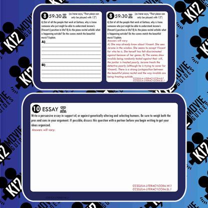 Gattaca Movie Guide | Questions | Worksheet (PG13 - 1997) Free Sample