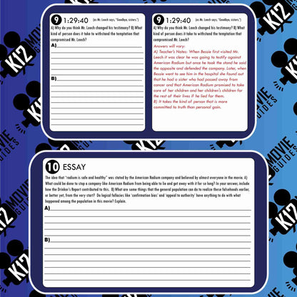 Radium Girls Movie Guide | Worksheet | Questions | Google Slides (NR - 2018) Sample