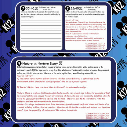 Free Halloween Activity Frankenstein (1931) Movie Guide | Questions | Worksheet
