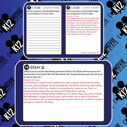 American Underdog Movie Guide | Worksheet | Google Slides (PG - 2021) | Sample