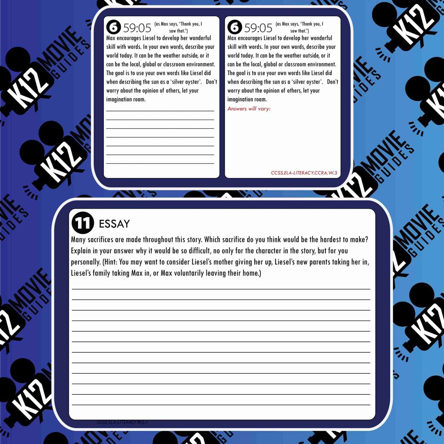 The Book Thief Movie Viewing Guide | Questions | Google Forms (PG13 - 2013) Free Sample