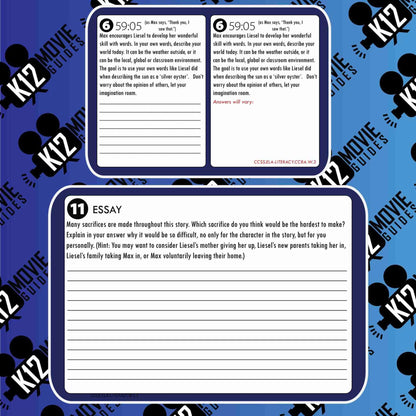 The Book Thief Movie Viewing Guide | Questions | Google Forms (PG13 - 2013) Free Sample