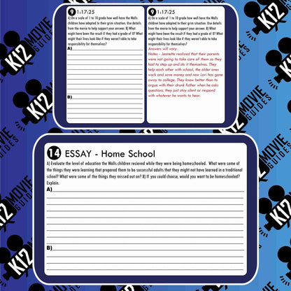 The Glass Castle Movie Guide | Questions | Worksheet (PG13 - 2017) Sample