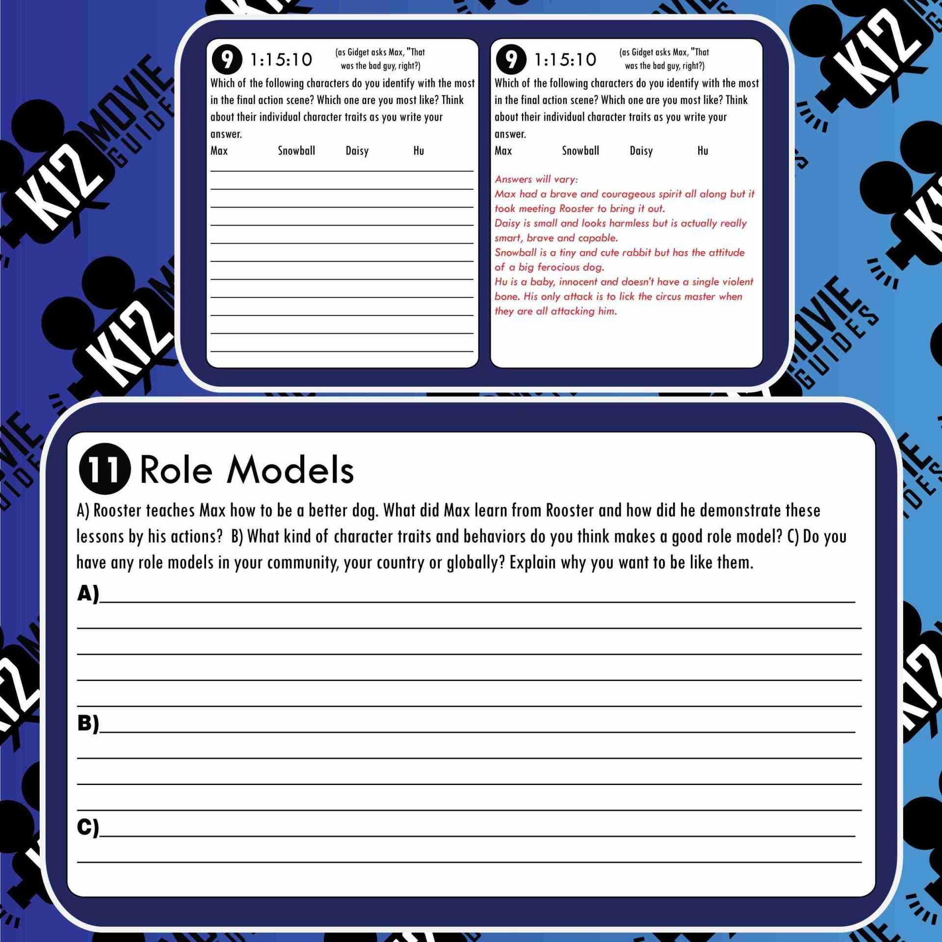 The Secret Life of Pets 2 Movie Guide | Questions | Worksheet (PG - 2019) Free Sample