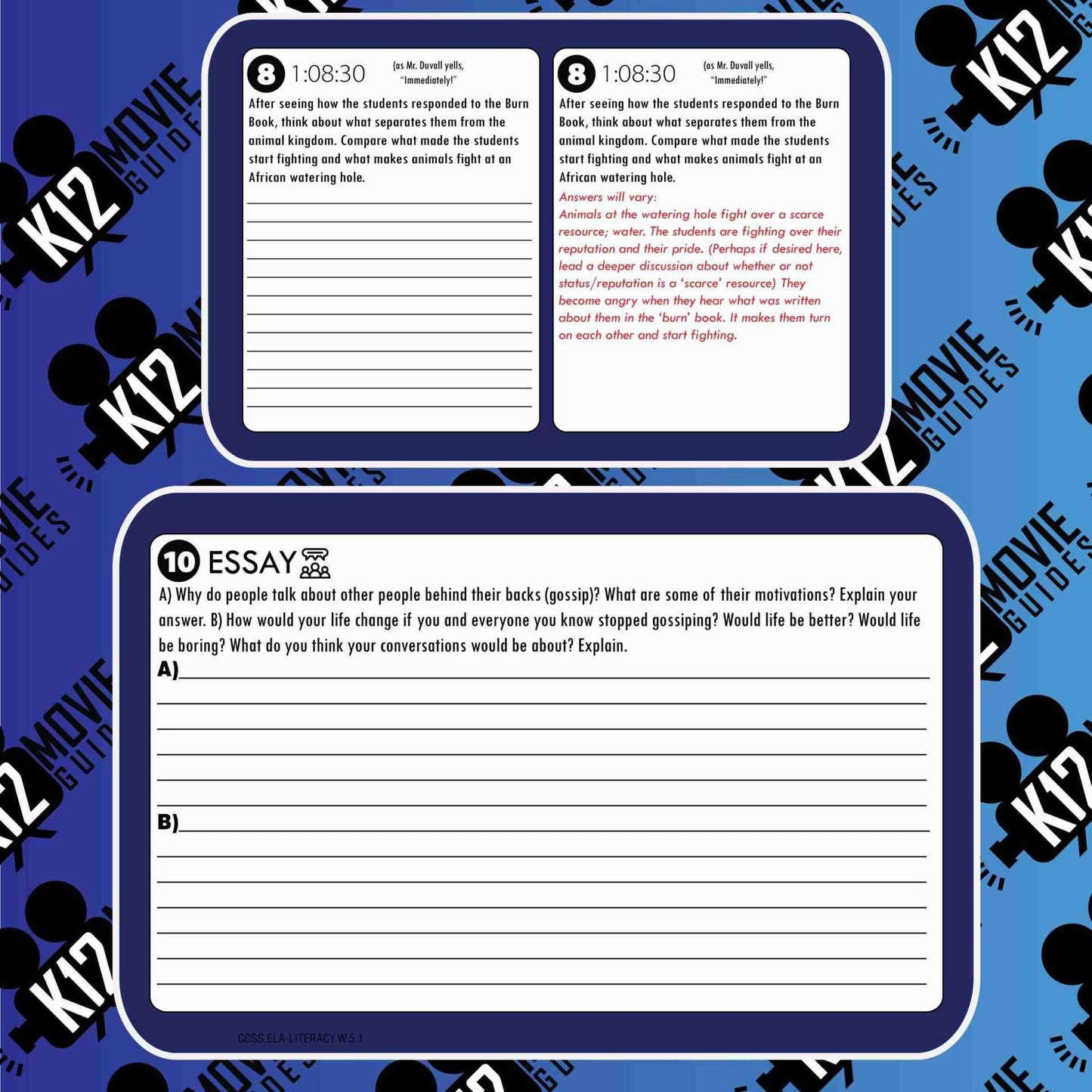 Mean Girls Movie Guide | Questions | Worksheet | Google Forms (PG13 - 2004) Free Sample